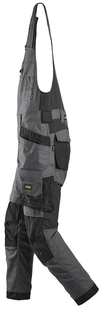 Pantaloni da lavoro monopezzo in canvas stretch con tasche esterne - 6014