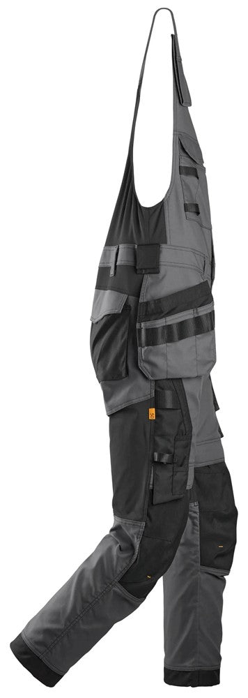Pantaloni da lavoro monopezzo in canvas stretch con tasche esterne - 6014