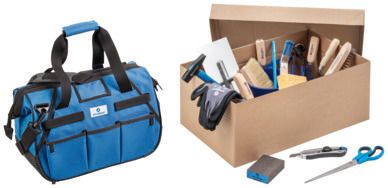 Set apprendista fornito con sacca