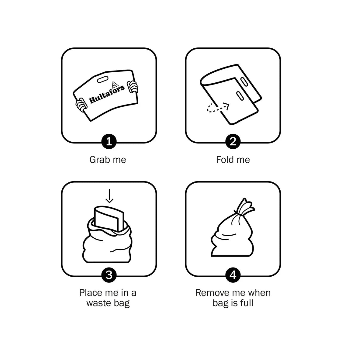 Sostegno per sacchetti porta-rifiuti