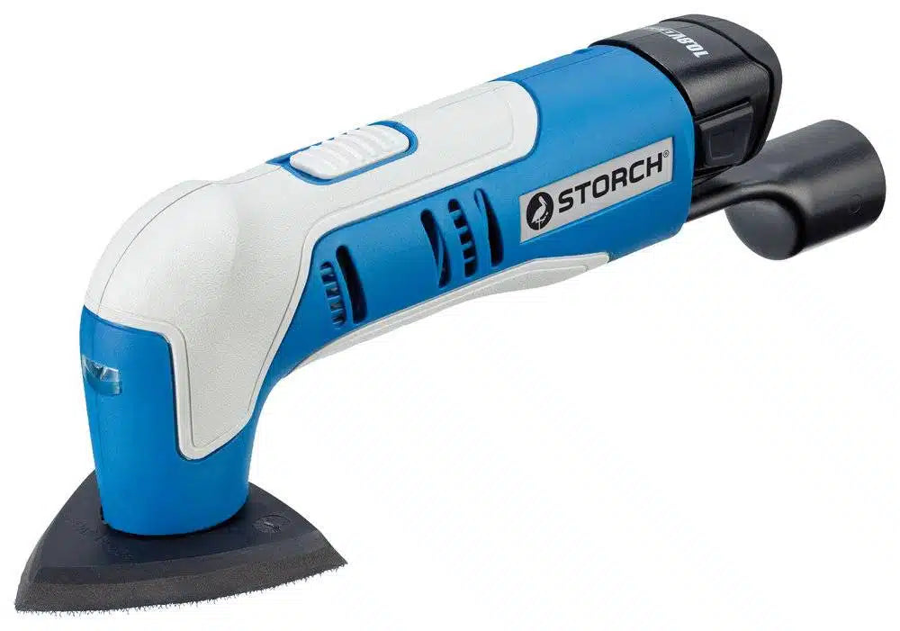 Levigatrice triangolare per legno metallo cartongesso plastica a batteria Storch VarioTool 10.8 V