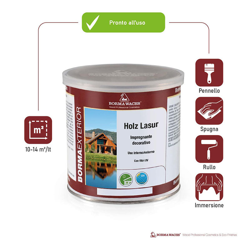 IMPREGNANTE DECORATIVO A SOLVENTE - HOLZ LASUR