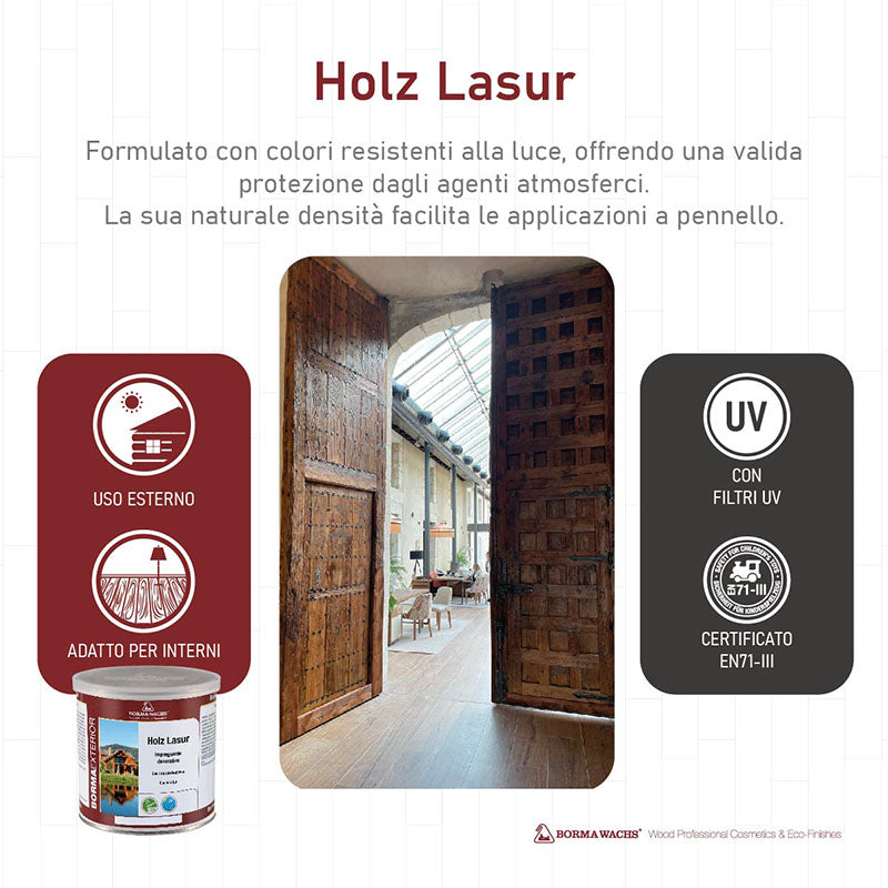 IMPREGNANTE DECORATIVO A SOLVENTE - HOLZ LASUR
