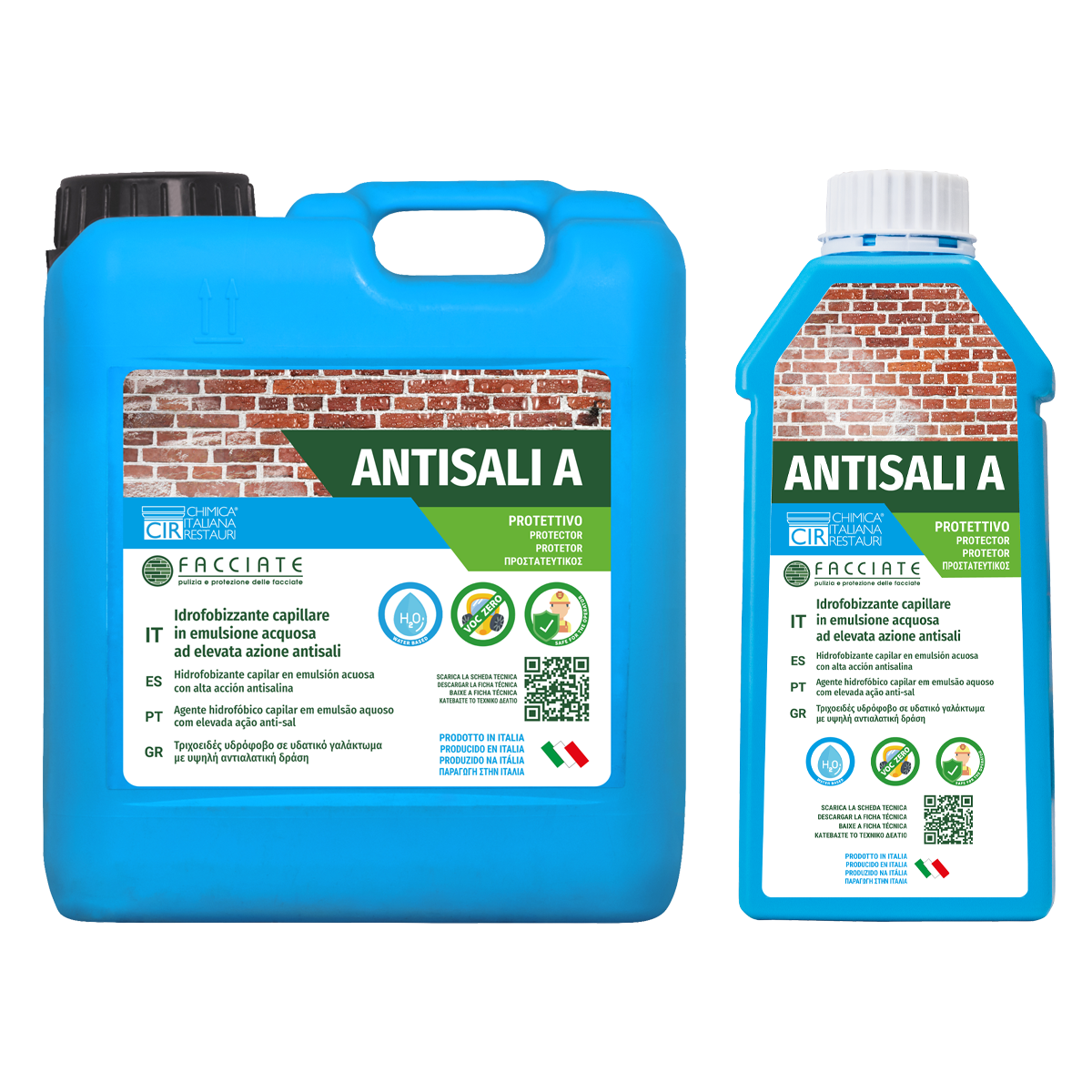 ANTISALI A Protettivo idrofobizzante anti-efflorescenze