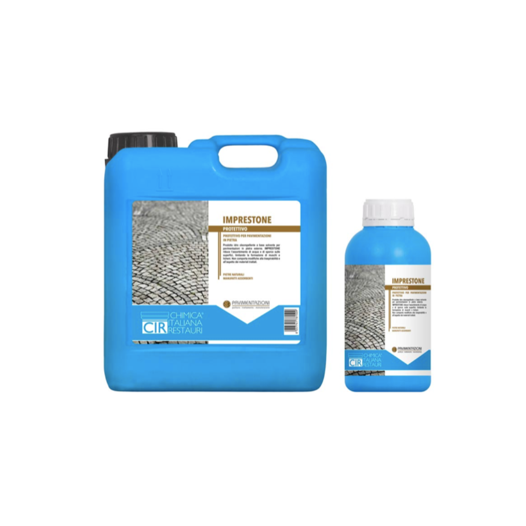 Kit trattamento impregnante antimacchia a solvente per pavimenti esterni ed interni