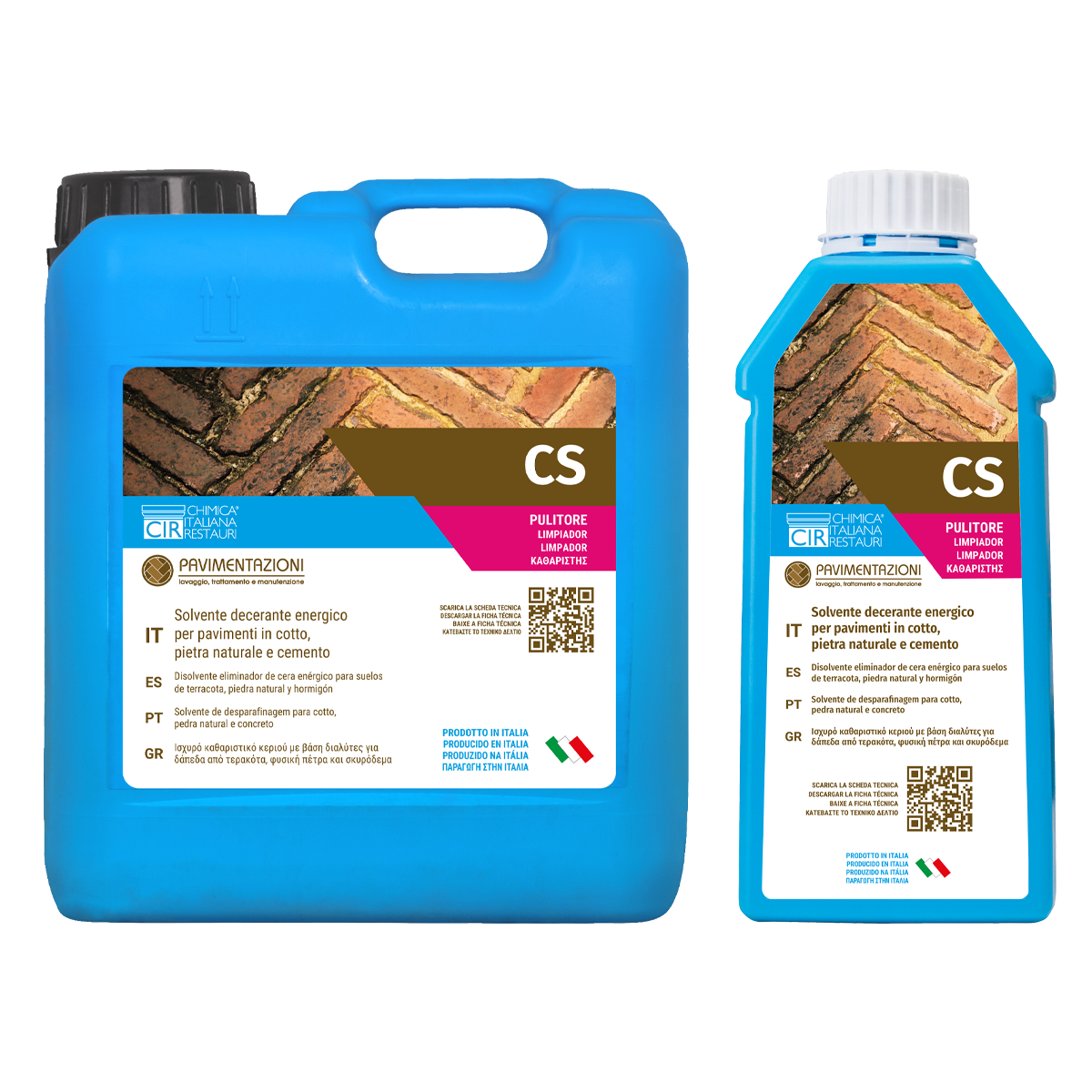 CS Decerante energico a base solvente per cotto, manufatti e pietre naturali