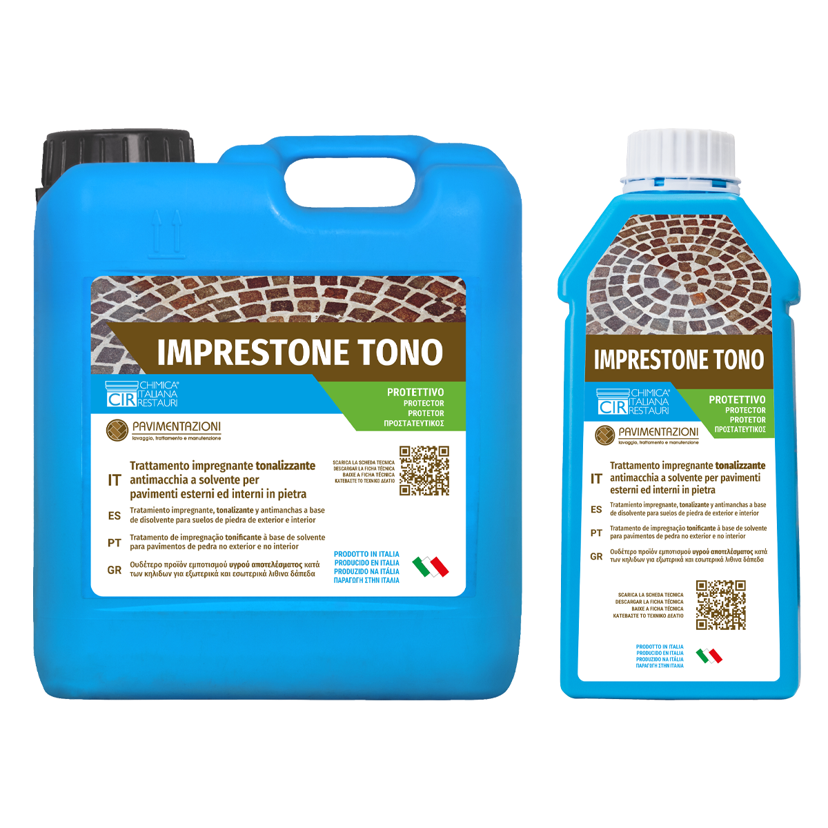 IMPRESTONE TONO trattamento impregnante tonalizzante antimacchia a solvente per pavimenti esterni ed interni in pietra