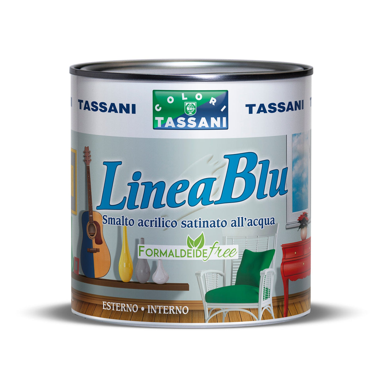 LINEA BLU SMALTO ALL'ACQUA Bianco - Nero