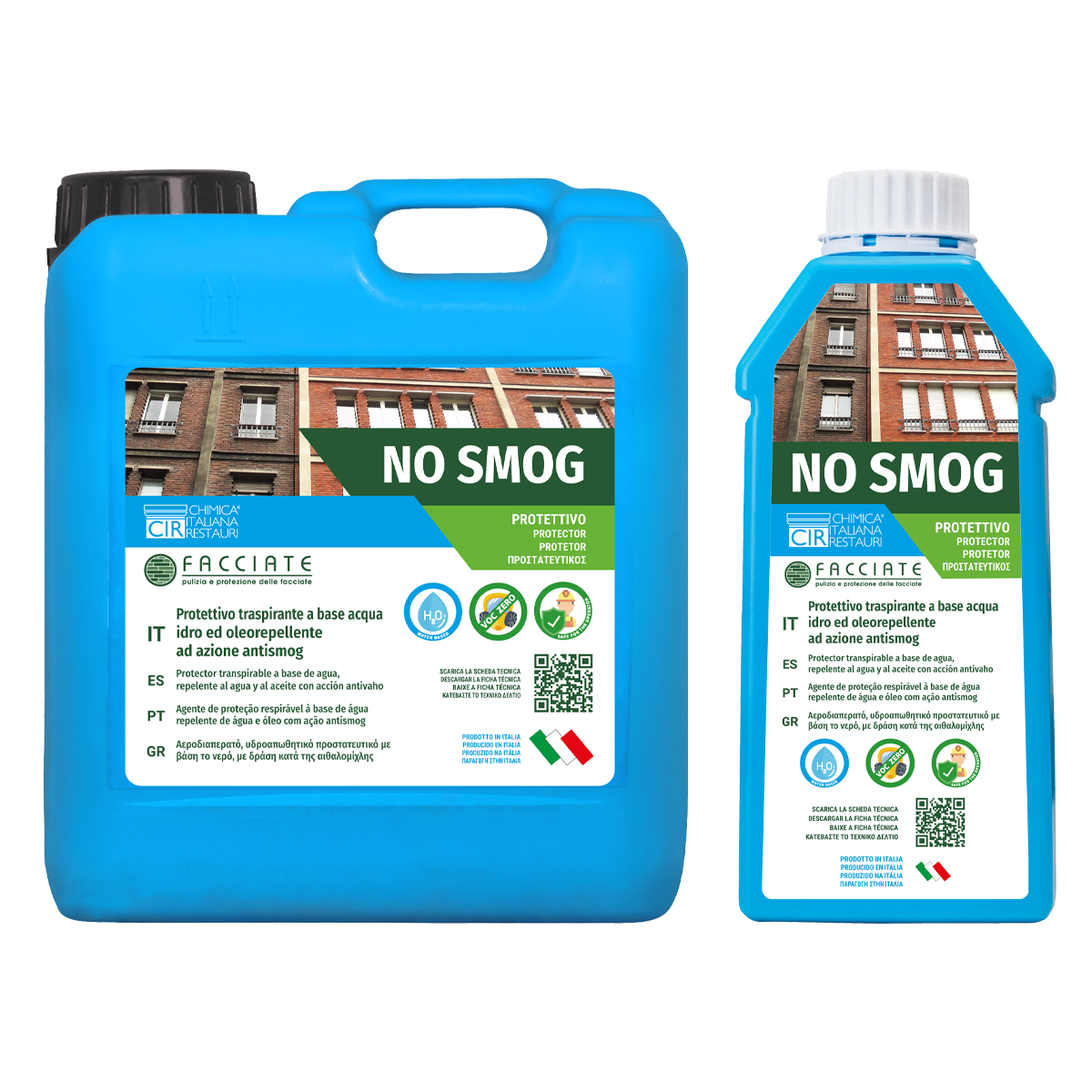 NO SMOG Protettivo idro-oleorepellente ad azione antismog a base acqua