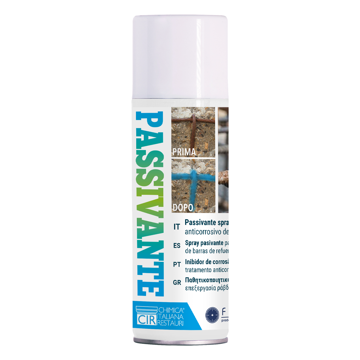 Passivante spray per il trattamento anticorrosivo dei ferri d’armatura