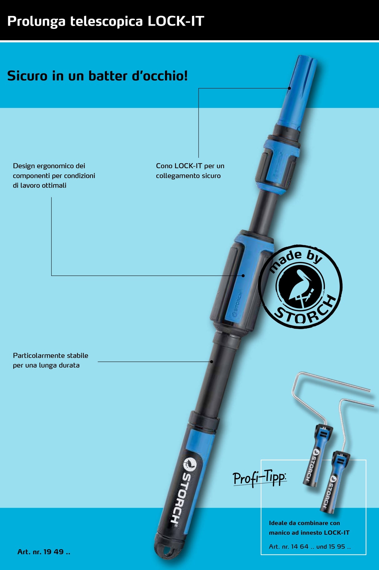 Prolunghe telescopiche LOCK-IT