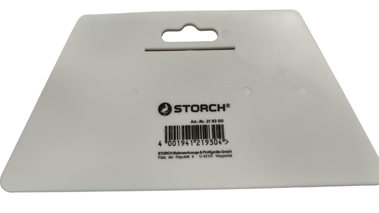 Spatola per tappezzeria con scanalatura