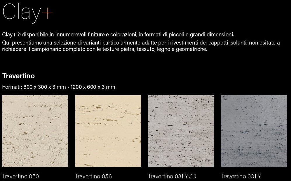 Pannelli in argilla stabilizzata Clay+