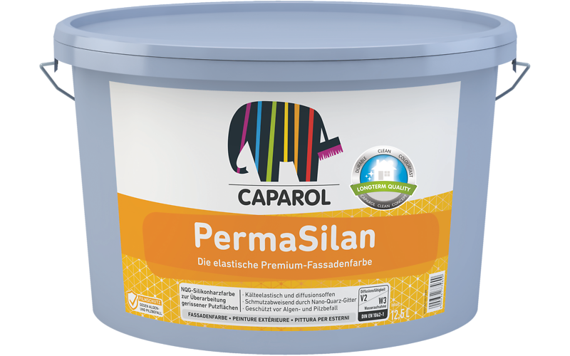 Pittura elastomerica per facciate cavillate PermaSilan