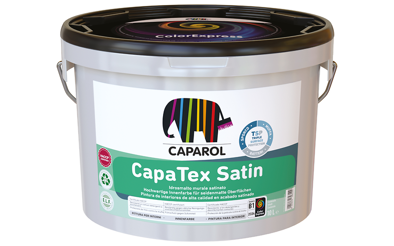 Idrosmalto murale satinato CapaTex Satin