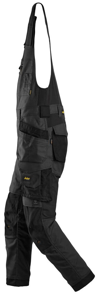 Pantaloni da lavoro monopezzo in canvas stretch con tasche esterne - 6014
