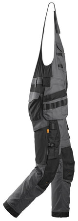 Pantaloni da lavoro monopezzo in canvas stretch con tasche esterne - 6014