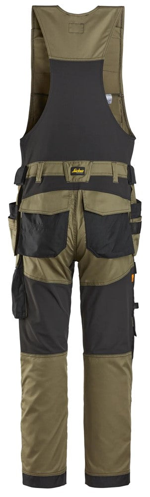 Pantaloni da lavoro monopezzo stretch con tasche esterne AllroundWork - 6012