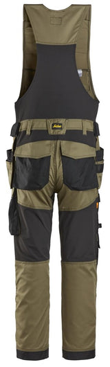 Pantaloni da lavoro monopezzo stretch con tasche esterne AllroundWork - 6012