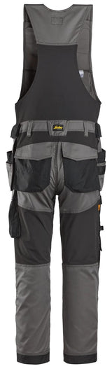 Pantaloni da lavoro monopezzo stretch con tasche esterne AllroundWork - 6012