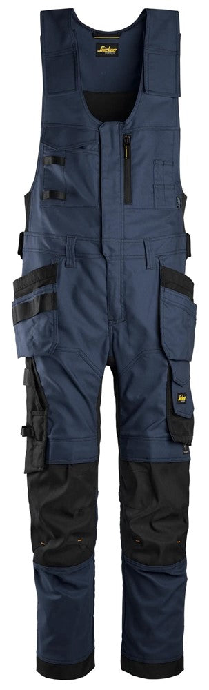 Pantaloni da lavoro monopezzo in canvas stretch con tasche esterne - 6014