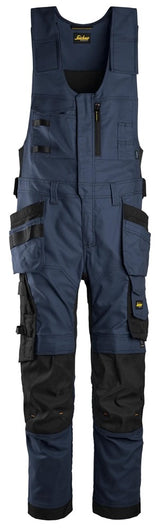 Pantaloni da lavoro monopezzo in canvas stretch con tasche esterne - 6014