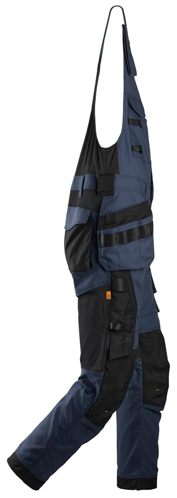 Pantaloni da lavoro monopezzo in canvas stretch con tasche esterne - 6014