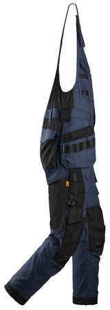 Pantaloni da lavoro monopezzo in canvas stretch con tasche esterne - 6014