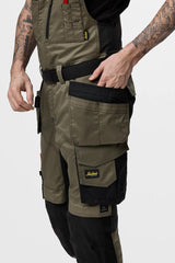 Pantaloni da lavoro monopezzo stretch con tasche esterne AllroundWork - 6012