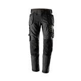 Pantaloni canvas stretch con tasche esterne - 6244
