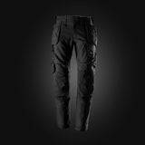 Pantaloni canvas stretch con tasche esterne - 6244