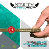 Pannello Isolante Naturale Traspirante ed Incombustibile NOBILIUM®THERMALPANEL €/MQ