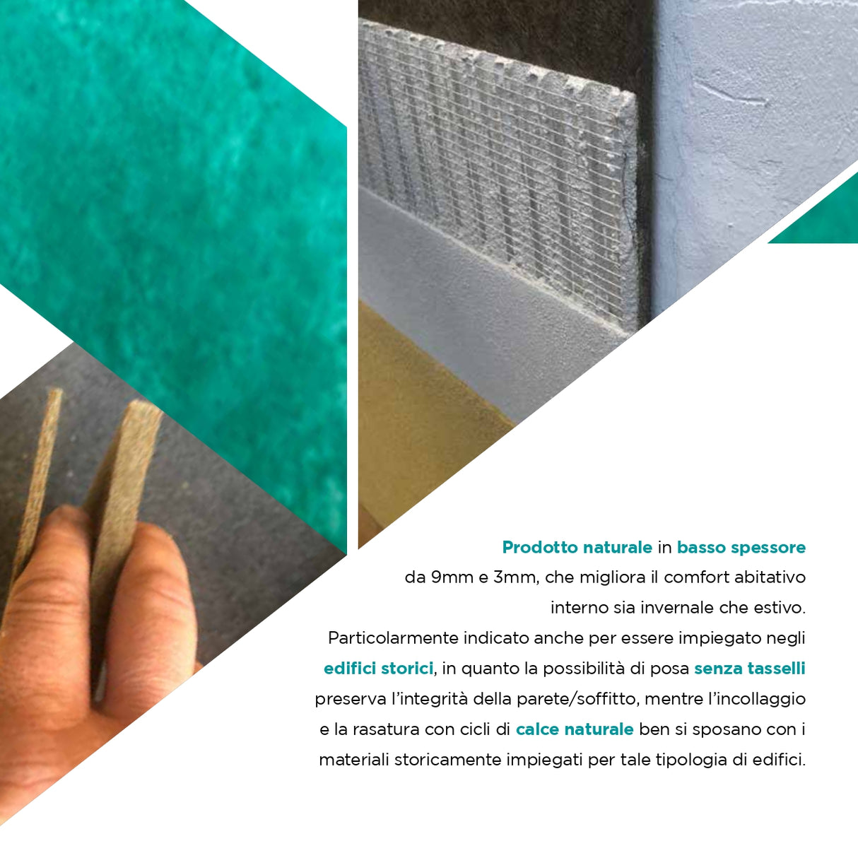 Pannello Isolante Naturale Traspirante ed Incombustibile NOBILIUM®THERMALPANEL €/MQ