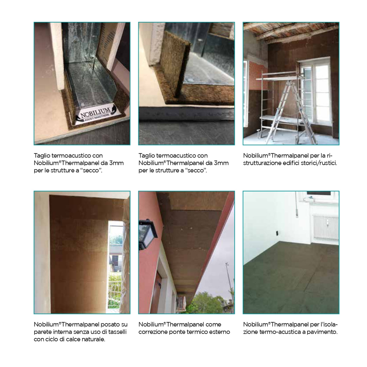 Pannello Isolante Naturale Traspirante ed Incombustibile NOBILIUM®THERMALPANEL €/MQ