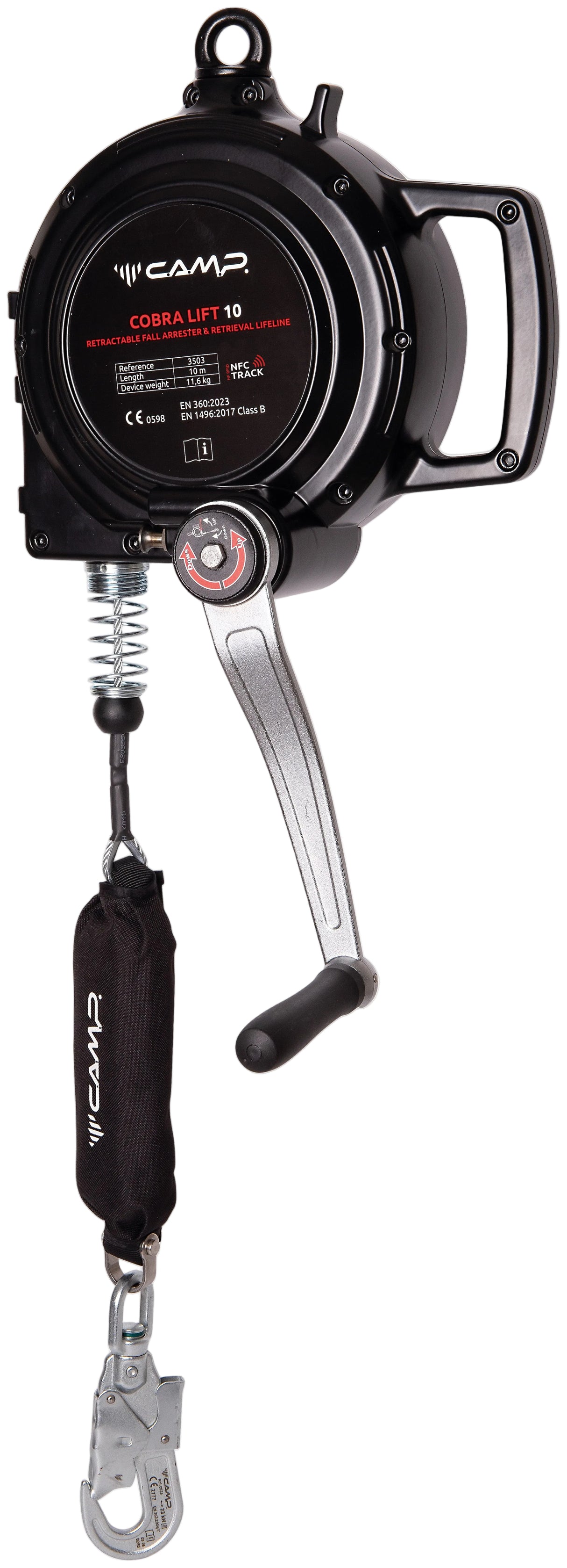 ANTICADUTA RETRATTILE CON MANOVELLA - COBRA LIFT