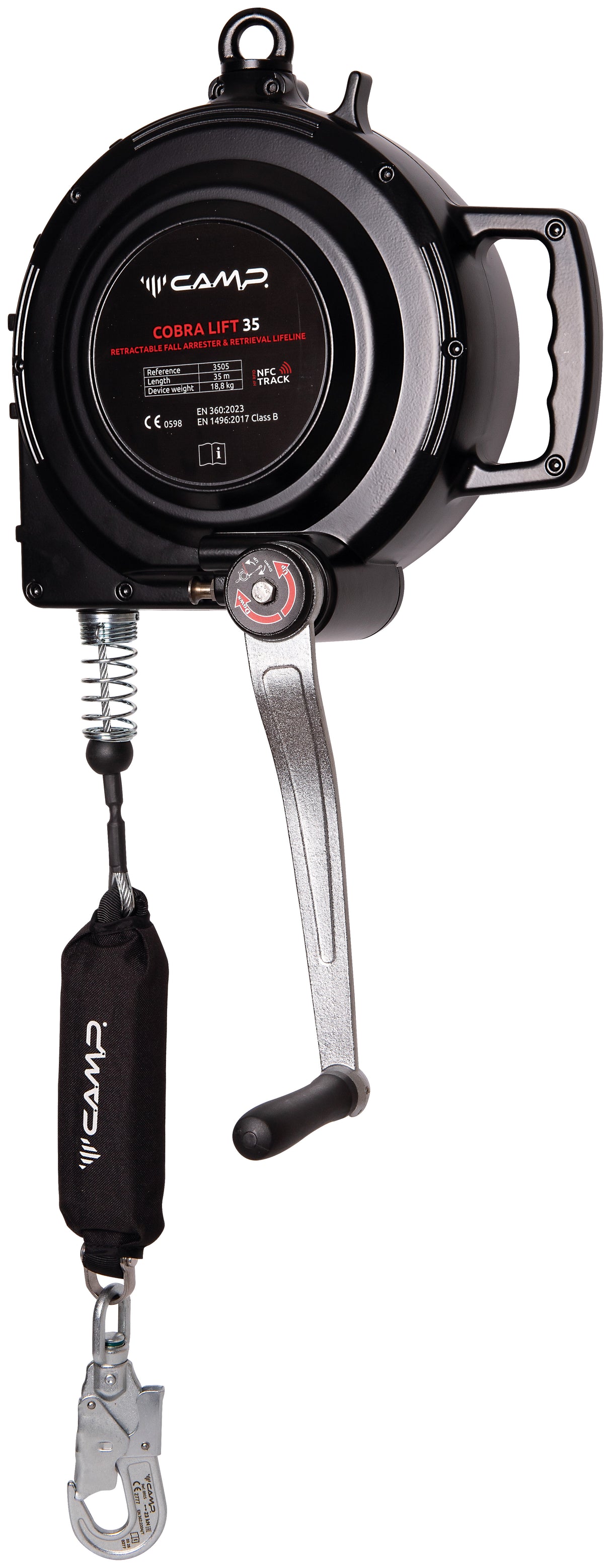 ANTICADUTA RETRATTILE CON MANOVELLA - COBRA LIFT
