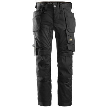 Pantaloni stretch con tasche esterne 6241