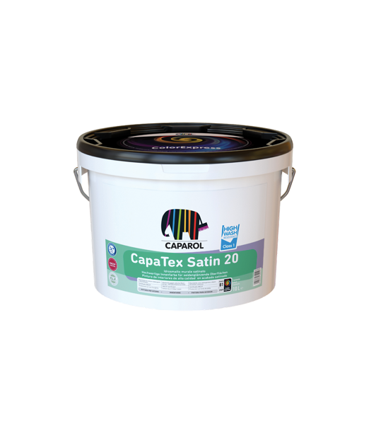 Idrosmalto murale satinato CapaTex Satin 20