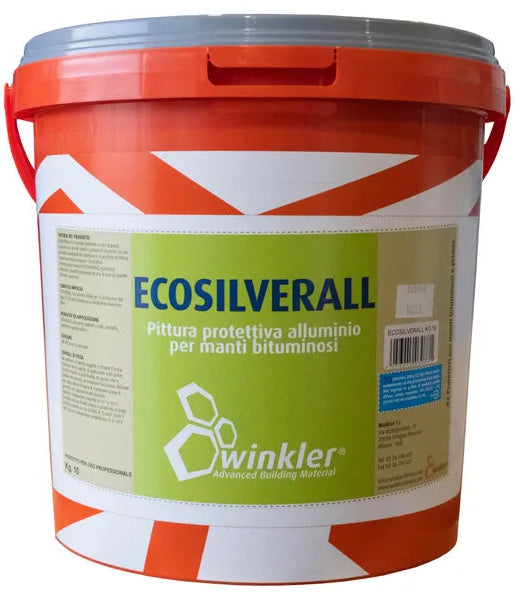 PITTURA PROTETTIVA COLOR ALLUMINIO A BASE ACQUOSA - ECOSILVERALL