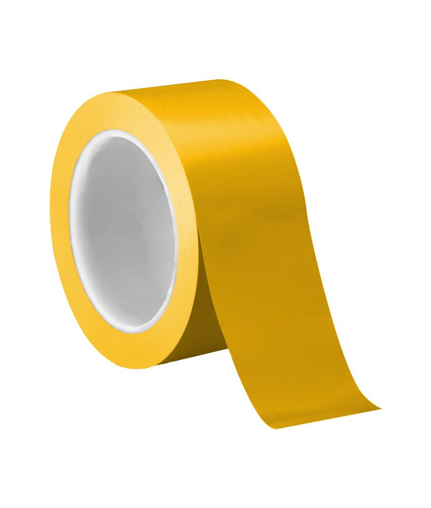 NASTRO ADESIVO SEGNALATORE COLORATO GIALLO