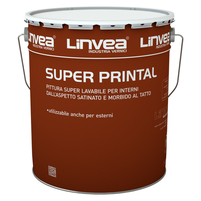 Pittura super lavabile  satinato SUPER PRINTAL