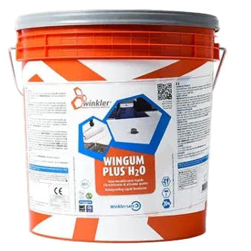 IMPERMEABILIZZANTE LIQUIDO ALL’ACQUA FIBRORINFORZATO - WINGUM PLUS® H₂O